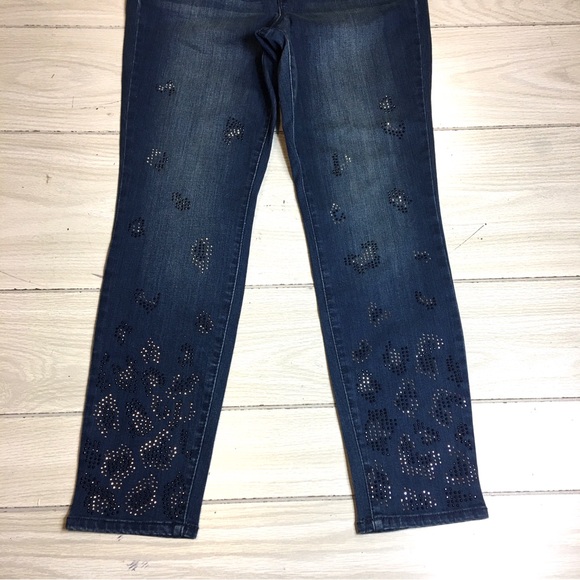 Sofia Vergara Women Mid Rise Skinny Ankle Blue Jeans SZ 12 NWT - Picture 3 of 11